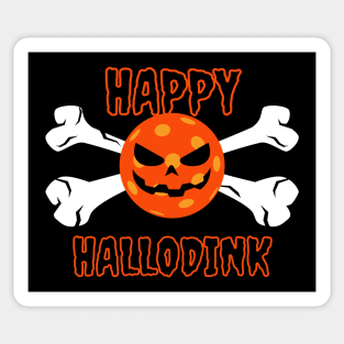 Halloween Pickleball Hallodink Funny Pickleball Sticker